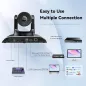 Tenveo Caméra Conférence PTZ 20X: Full HD, Zoom Optique Exceptionnel pour vos Meetings et Streaming!